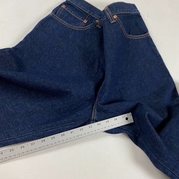 NWOT Levi's 517 Bootcut Jeans 38 x 32 Blue Cotton Boot Cut - Picture 13 of 14